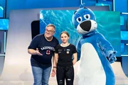 Kunstschwimmerin Klara Bleyer hat bei der letzten EM eine Goldmedaille gewonnen.
