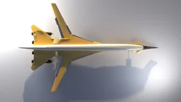 Grafik einer Boeing 2707  +++ Die Verwendung des sendungsbezogenen Materials ist nur mit dem Hinweis und Verlinkung auf RTL+ gestattet. +++
