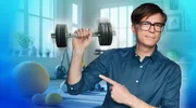 Wie halten uns starke Muskeln jung – und warum schützt Muskelkraft unsere Gesundheit im Alter? Selbst die WHO rät: zwei Einheiten Krafttraining pro Woche, auch für Senioren. Quarks zeigt einfache Wege, Muskeln zu stärken – mit Übungen, die überall funktionieren. Schon kleine Übungen zeigen Wirkung, in jedem Alter. Ralph Caspers erklärt, warum gezieltes Muskeltraining das Immunsystem stärken, den Blutdruck senken und sogar das Krebsrisiko mindern kann. Wie halten uns starke Muskeln jung – und warum schützt Muskelkraft unsere Gesundheit im Alter? Selbst die WHO rät: zwei Einheiten Krafttraining pro Woche, auch für Senioren. Quarks zeigt einfache Wege, Muskeln zu stärken – mit Übungen, die überall funktionieren. Schon kleine Übungen zeigen Wirkung, in jedem Alter. Ralph Caspers erklärt, warum gezieltes Muskeltraining das Immunsystem stärken, den Blutdruck senken und sogar das Krebsrisiko mindern kann.