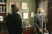 LAW & ORDER: SPECIAL VICTIMS UNIT -- "Screwed" Episode 8022 -- Pictured: (l-r) Ice-T as Detective Odafin Tutuola, Chris "Ludacris" Bridges as Darius Parker