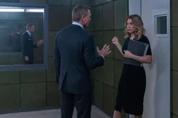 L-R: James Bond (Daniel Craig), Madeleine (L&eacute;a Seydoux)