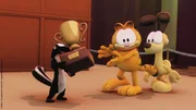 Garfields neuer Freund, das Stinktier, hat den Sch&ouml;nheitswettbewerb gewonnen.