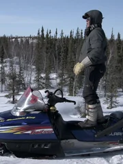Randy Sibbeston searches for a lost Stephan Hervieux and Brian Abbott. Randy Sibbeston searches for a lost Stephan Hervieux and Brian Abbott.