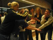 Willi Weitzel in der Rhythmikklasse von Lenka Stefkova des M&uuml;nchner Richard-Strauss-Konservatoriums.