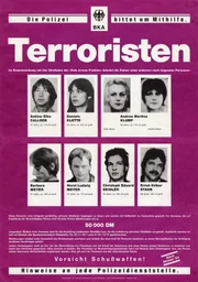 Rund 30 Jahre lang sind deutsche Fahnder den Terroristen der "Rote Armee Fraktion" (RAF) auf der Spur. Noch heute sind einige ihrer Morde unaufgekl&auml;rt und ehemalige Mitglieder auf der Flucht.