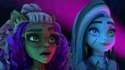 v.li.: Clawdeen Wolf, Frankie Stein