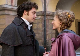 Beethoven (Anselm Bresgott) ist an Eleonore von Breuning (Caroline Hellwig) interessiert.