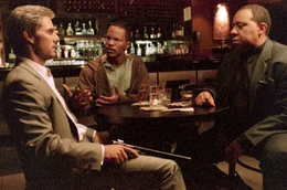 L-R: Vincent (Tom Cruise), Max (Jamie Foxx), Daniel (Barry Shabaka Henley)