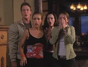 Zum ersten Mal stehen Leo (Brian Krause), Phoebe (Alyssa Milano), Paige (Rose McGowan) und Piper (Holly Marie Combs) der Quelle allen B&ouml;sen gegen&uuml;ber.