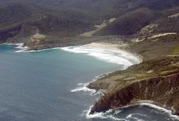 Tasmanische K&uuml;stenlandschaft.