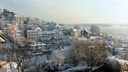 Blankenese im Winter 2010.