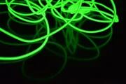 Grüne Leuchte Elektrolumineszenz Drähte Grüne Leuchte Elektrolumineszenz Drähte
