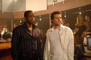 PSYCH &ndash; 'Black & Tan - A Crime of Fashion' &ndash; (l-r) Dule Hill as Burton 'Gus' Guster, James Roday as Shawn Spencer