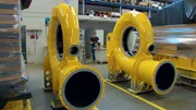 Produktion von Turbinen bei der Firma Wasserkraft Volk in Gutach. Produktion von Turbinen bei der Firma Wasserkraft Volk in Gutach.