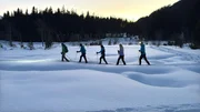 Schneeschuhwandern bei Vollmond in Wasenmoos