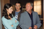 Staatsanwältin Sturm (Mariella Ahrens) möchte die Meinung der Kommissare Kehler (Wolfgang Bathke, r.) und Bonhoff (Wolfgang Krewe) im Mordfall Carla Steffens hören.