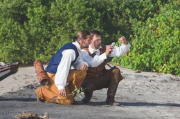 Nach 41 Tagen auf See begannen Humboldt und Bonpland noch am Strand der Anlegestelle mit ihren Experimenten.