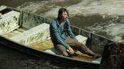 Parker Schnabel sitting in the boat after falling in the water at Corona Falls, Guyana. Parker Schnabel sitting in the boat after falling in the water at Corona Falls, Guyana.