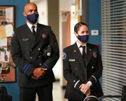 Boris Kodjoe (Robert Sullivan), Jaina Lee Ortiz (Andy Herrera). Boris Kodjoe (Robert Sullivan), Jaina Lee Ortiz (Andy Herrera).
