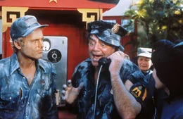 Dave Speed (Terence Hill, l.); Willy Dunlop (Ernest Borgnine, r.)
