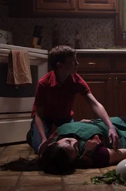 Barbara Anzlovar is found dead on the floor.