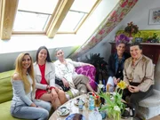 V.l.: Dzevrije, Miriam, Juliane, Johanna und Margrit