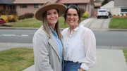 Leslie and Lindsay, hosts of HGTV's Unsellable Houses, pose for the camera