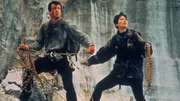 Gabe (Sylvester Stallone) und Jessie (Janine Turner) befinden sich in einer misslichen Situation..