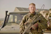 Peter (39) in German Town, dem deutschen Teil, des amerikanischen Camp Bondsteel im Kosovo. Peter (39) in German Town, dem deutschen Teil, des amerikanischen Camp Bondsteel im Kosovo.