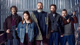 L-R: Lennart (Lars Brygmann), Mathilde (Andrea Heick Gadeberg), Markus (Mads Mikkelsen), Otto (Nikolaj Lie Kaas), Emmenthaler (Nicolas Bro)