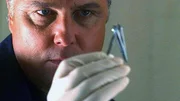 In der Nähe der Leiche findet Gil Grissom (William Petersen) ein Keramikstück. Ein Hinweis auf den Täter? In der Nähe der Leiche findet Gil Grissom (William Petersen) ein Keramikstück. Ein Hinweis auf den Täter?