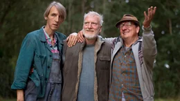 Johannes (Ernst St&ouml;tzner, Mitte), Kiepke (Andreas Schmidt) und Rudi (Thomas K&uuml;gel) machen sich auf einen ungew&ouml;hnlichen Beutezug.