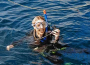 Nicole Berchtold beim Tauchen Nicole Berchtold beim Tauchen