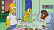 Durch die Unf&auml;higkeit von Chief Wiggum und einen folgenschweren Unfall, ger&auml;t Apus Zukunft in gro&szlig;e Gefahr. Homer und Marge k&uuml;mmern sich um ihn ...