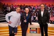 Hugo Egon Balder (r.), Hella von Sinnen (M.), Wigald Boning (L.) und zahlreiche Gaststars l&ouml;sen von Montag bis Freitag skurrile, bunte oder wissenswerte Fragen der Zuschauer - heiter, ausgelassen und kreativ.