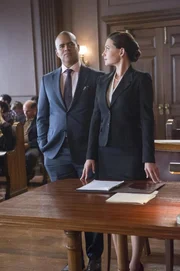 Chunk Palmer (Chris Jackson, l.); Diana Lindsay (Jill Flint, r.)