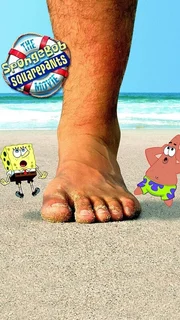 Fast werden Patrick und SpongeBob von David Hasselhoff erwischt. Fast werden Patrick und SpongeBob von David Hasselhoff erwischt.