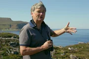 Nils-Roar Hareide, Ozeanologe und ehemaliger Leiter Forschungsinstitut Milj&oslash;senter auf der Vogelinsel Runde.