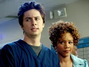 Zach Braff (John 'J.D.' Dorian, li.).