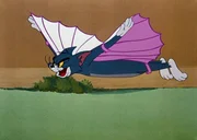 Kater Tom lässt nichts unversucht, um Jerry aus dem Vogelnest zu jagen. Kater Tom lässt nichts unversucht, um Jerry aus dem Vogelnest zu jagen.