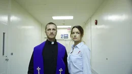 Father John Barrow (Devon Sawa), Dr. Laurie Hawthorne (Gina Holden)