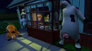 Auf diesem Bauernhof ticken die Uhren anders - zumindest in der Nacht, wenn der Farmer schl&auml;ft. Denn dann ist Partytime f&uuml;r Otis (r.) und seine tierischen Freunde ...