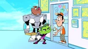 v.li.: Cyborg, Beast Boy, Zippy