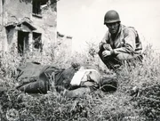 Verwundeter Soldat der 5. Armee.