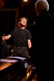 L-R: Voodoo Jürgens, André Heller.