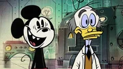 L-R: Mickey Mouse, Ludwig Von Drake
