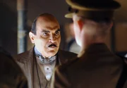 David Suchet (Hercule Poirot).