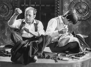 Fritz Holzer (Meister Natz), Chlodwig Haslebner (Peter). Fritz Holzer (Meister Natz), Chlodwig Haslebner (Peter).