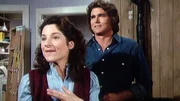 Denn du bist ein Mensch - gefangen: Rachel (Annabell Price) und Jonathan (Michael Landon)