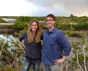 Erin Ryder und Ben McGee in Titusville, Florida.